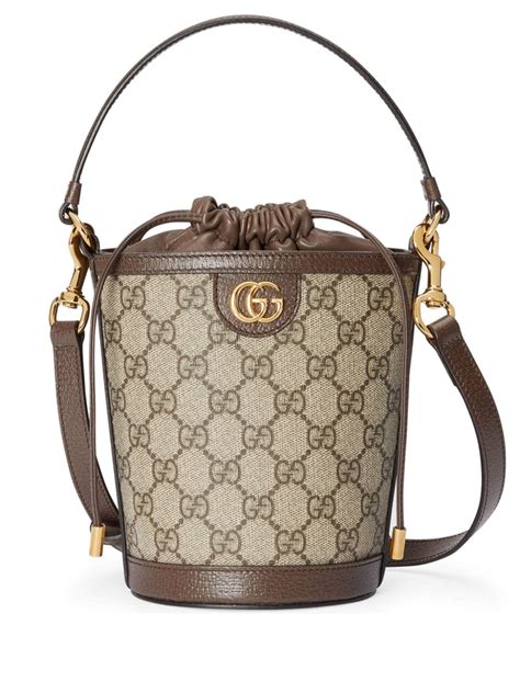 Gucci Mini Ophidia Bucket Bag .